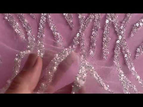 Tulle embelli ivoire - Alba