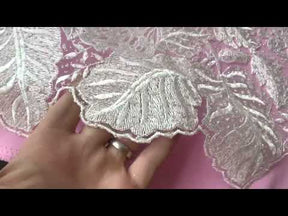 Dentelle ivoire brodée et pailletée - Metamorphosis