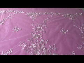 Dentelle Brodée Ivoire - Fontaine