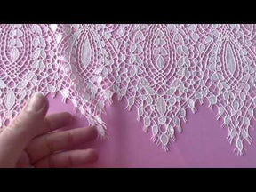 Dentelle Raschel ivoire - Felicidad