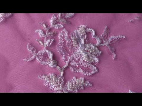 Dentelle perlée blanche - Chloé
