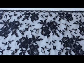 Dentelle Chantilly Grise - Kate