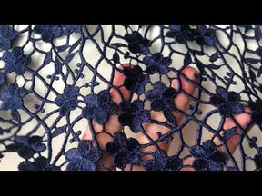 Dentelle Guipure Marine - Ebba