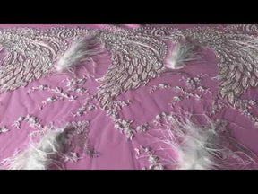 Dentelle Ivoire Perlée et Plumes Ivoire - Chantelle