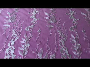 Dentelle Brodée Ivoire - Tuva