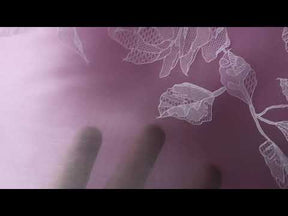 Soie Organza satinée et imprimée ivoire - Lorenzo
