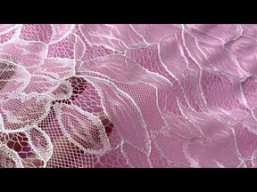 Dentelle Raschel ivoire - Carole