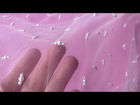 Dentelle perlée ivoire - Trilogy