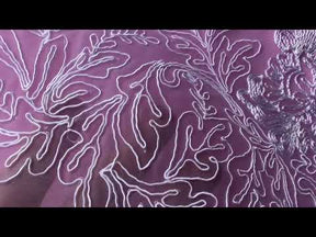 Organza brodé blanc - Wanda