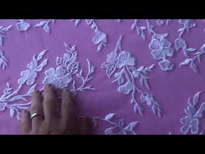 Dentelle Blanche Brodée - Janine