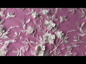 Dentelle 3D Brodée Ivoire - Abiona