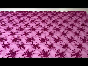 Dentelle Cordonnée Fuchsia - Géraldine
