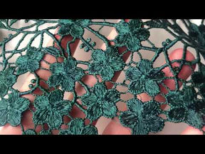 Dentelle Guipure Vert Foncé - Ebba