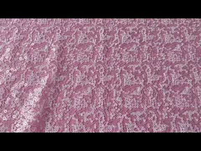 Dentelle à paillettes ivoire - Excentricité