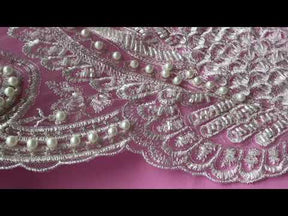 Dentelle Ivoire Perlée et Plumes Blanches - Chantelle