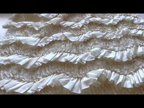 Broderie Couture Ivoire - Pétales