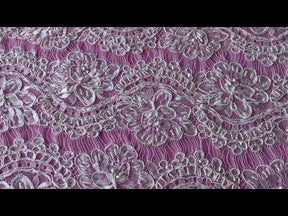 Dentelle Perlée Ivoire - Laura
