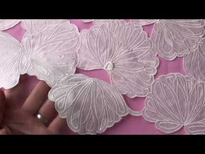 Dentelle Brodée Ivoire - Martelini