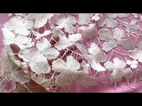 Dentelle Broderie Italienne Ivoire - Raniya