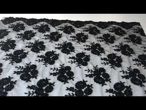 Dentelle Noire Cordonnée - Riaz