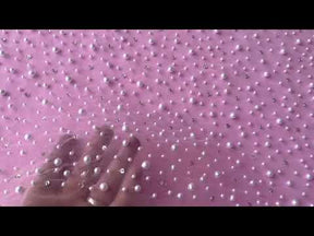 Tulle perlé ivoire - Maki