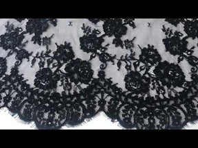 Dentelle Noire Cordonnée - Amelia