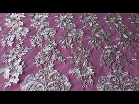 Dentelle Brodée Ivoire - Cassia