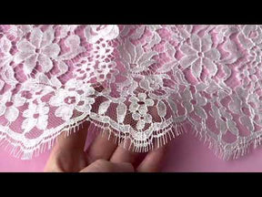 Dentelle Chantilly Eco ivoire - Berenice