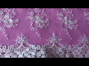 Dentelle Brodée Ivoire - Kirsty