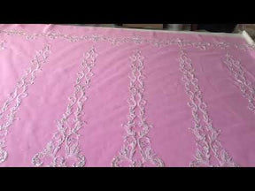 Dentelle pailletée ivoire - Sidney