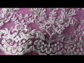 Dentelle Perlée Ivoire – Ava