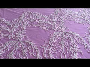 Dentelle Perlée Ivoire - Zanobia