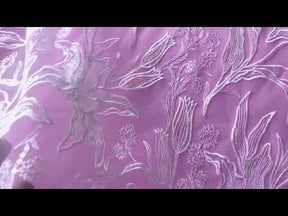 Dentelle à broderie de paillettes ivoire - Raya