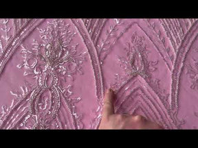 Dentelle perlée ivoire - Maxi