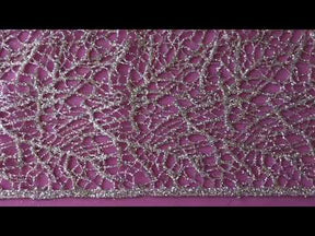 Dentelle pailletée argentée – Rivière