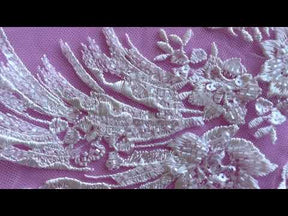 Dentelle Perlée Ivoire - Belen