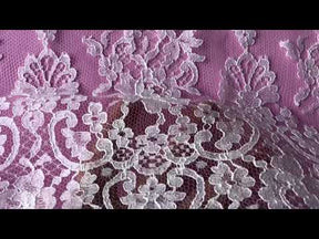 Dentelle Chantilly Blanche Douce - Natasha