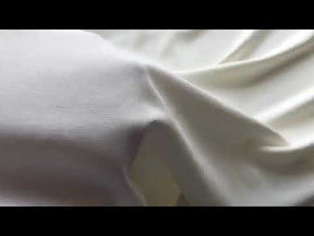 Tissu ivoire double soie georgette Ivoire- Dignity