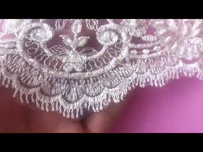 Dentelle Perlée Ivoire - Christina