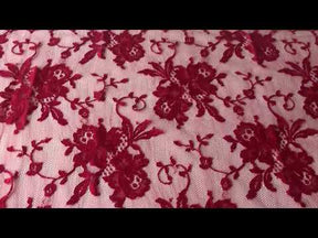 Dentelle Chantilly Écarlate - Kate
