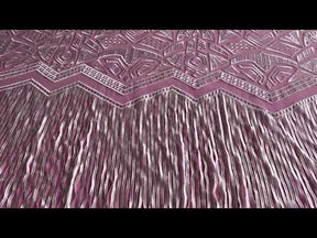 Dentelle Brodée à Franges Ivoire - Essence
