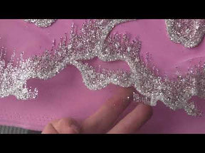 Dentelle pailletée ivoire - Melody