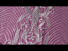 Dentelle Paillettes Ivoire - Etta