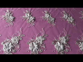Dentelle Fleur Ivoire - Naomi