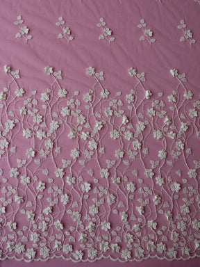 Dentelle Brodée 3D Ivoire - Catriona