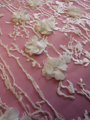 Dentelle 3D Ivoire - Venetia