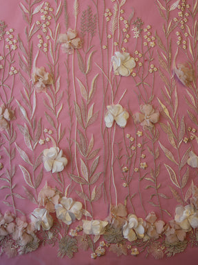 Dentelle 3D Ivoire & Blush - Moonira