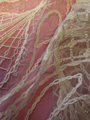 Dentelle Brodée Ivoire - Hortense
