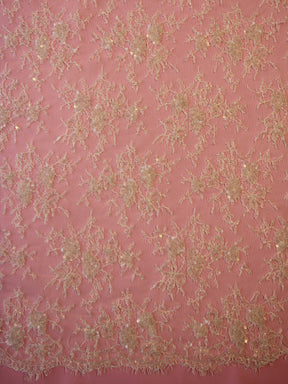 Dentelle Chantilly Perlée Ivoire - Bryony