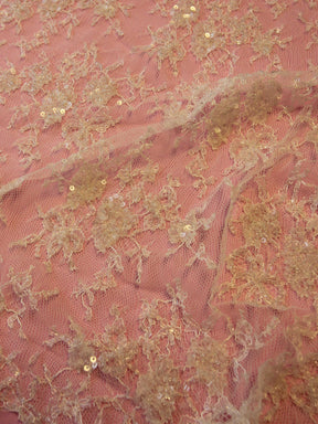 Dentelle Chantilly Perlée Ivoire - Bryony
